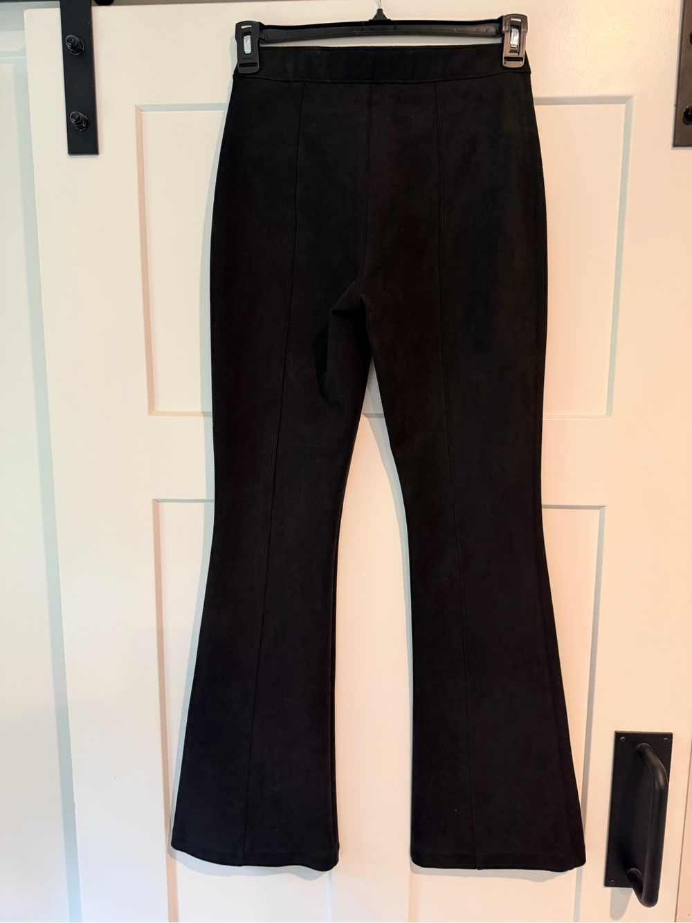 SPANX Black Flare Wide-Leg Pants